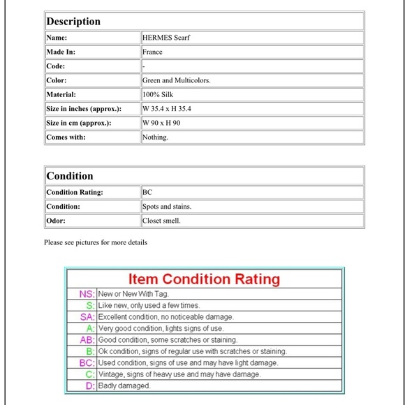 Hermes Green and Gold Scarf with Purple Accents - Picture 15 of 15